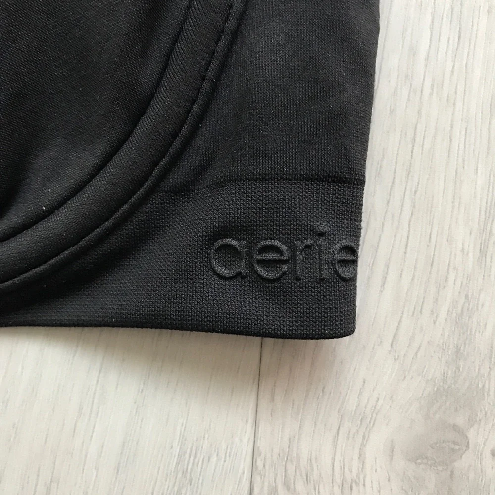 AERIE BLACK UNDERWIRE BRA WOMENS 34A